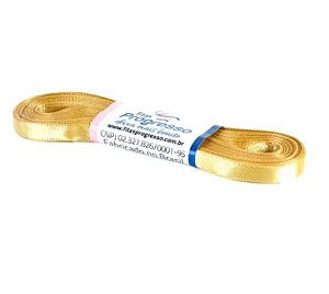 Fita de Cetim Progresso 7mm nº1 - 10m Cor 228 Ouro - 01 unidade