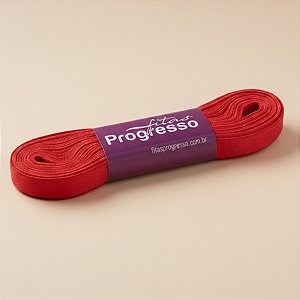 Fita de Cetim - Cor 244 Goiaba - nº1 - 7mm - 10m - 1 unidade - Progresso - Rizzo