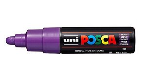 Caneta Posca PC 7m 4,5-5,5mm Violet_Violeta - 01 unidade - Uni Posca - Rizzo Embalagens