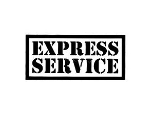 Carimbo Artesanal Express Service - M - 6,0x2,7cm - Cod.RI-046 - Rizzo Confeitaria