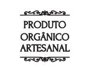 Carimbo Artesanal Produto Orgânico Artesanal - G - 5,4x5,6cm - Cod.RI-006 - Rizzo Confeitaria