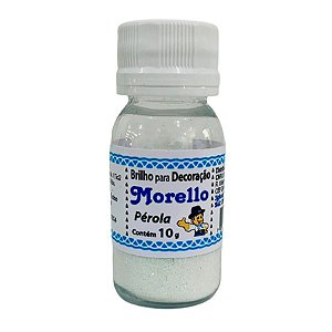 Pó para Decoração - Brilho Perola - Morello - 10g - Rizzo Confeitaria