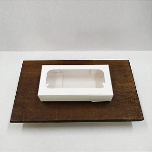 Caixa Envelope Tablete - Branco - 8 Gomos -10 unidades - Crystal - Rizzo Confeitaria