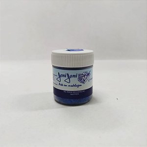 Pó para Decoração - Glitter Azul - Jeni Joni - 10g - Rizzo Confeitaria
