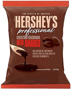 Cobertura Fracionada Meio Amargo - 2,01kg - Hershey's Profissional