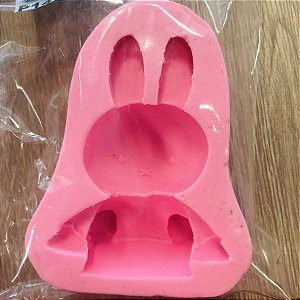 Molde de silicone Coelho Páscoa P14 Molds Planet Rizzo Confeitaria