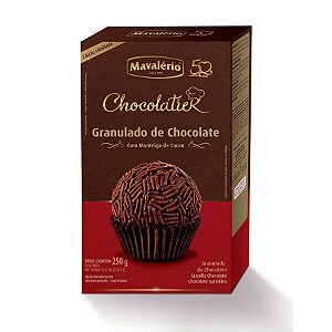 Granulado de chocolate com manteiga de cacau - 250g - Mavalério