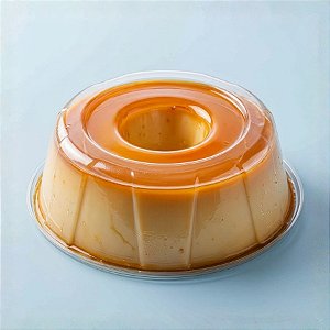 Forma para Pudim M com tampa 8 un. Plastilânia - Rizzo Confeitaria