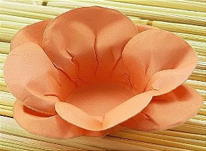 Forminha para Doces Floral Leka  Colorset Coral - 40 unidades - Decorart