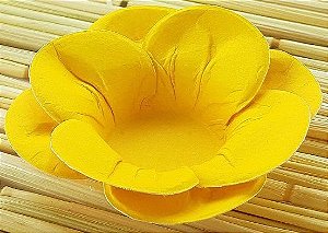 Forminha para Doces Floral Leka  Colorset Amarelo Ouro - 40 unidades - Decorart