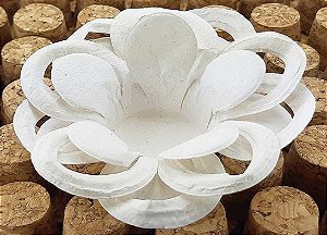 Forminha para Doces Floral Loá Colorset Branco - 40 unidades - Decorart