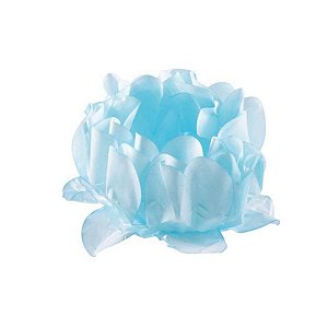 Forminha para Doces Finos - Rosa Maior Azul Candy 40 unidades - Decora Doces - Rizzo