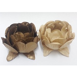 Forminha para Doces Finos - Bela Duo Vanila e Ouro - 20 unidades - Decora Doces - Rizzo Festas