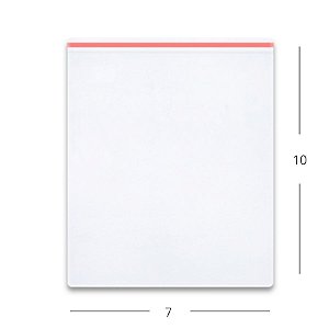 Saco Adesivado com Furo - 7x10cm - Rizzo