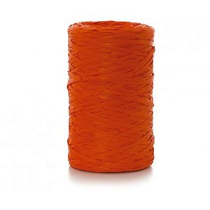 Fio de Ráfia Laranja - 50 metros - Rizzo