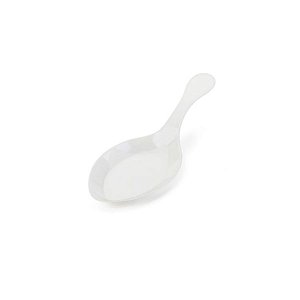 Colher Indiana Branca  - 24 un - 10 cm - Silver Festas
