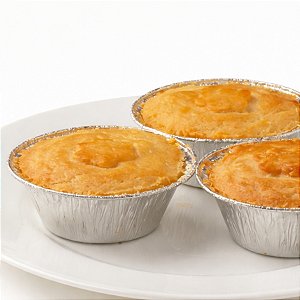 Forminha de Alumínio para Empada Média - 100ml - 100 unidades - Wyda - Rizzo Embalagens