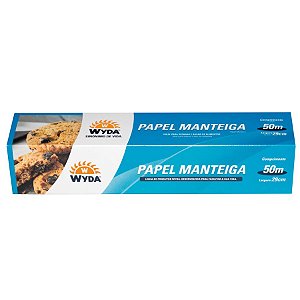 Papel Manteiga 29cmx50m Wyda Rizzo Confeitaria