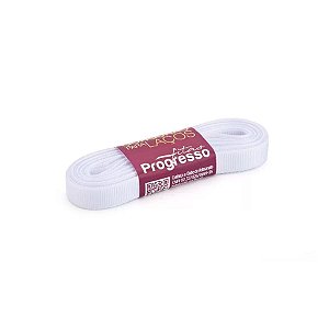 Fita Gorgurão Progresso 11mm nº2 - 10m Cor 201 Branco - 01 unidade