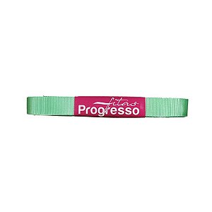 Fita Gorgurão Progresso 11mm nº2 - 10m Cor 232 Verde Menta - 01 unidade