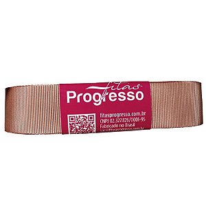 Fita Gorgurão Progresso 22mm nº5 - 10m Cor 1143 Rosa Velho - 01 unidade