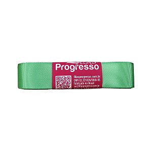 Fita Gorgurão Progresso 22mm nº5 - 10m Cor 232 Verde Menta - 01 unidade