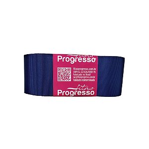 Fita Gorgurão Progresso 38mm nº9 - 10m Cor 215 Azul Marinho - 01 unidade