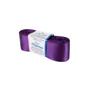 Fita de Cetim Progresso 50mm nº12 - 10m Cor 675 Violeta - 01 unidade