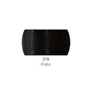 Fita de Cetim Progresso 50mm nº12 - 10m Cor 219 Preto - 01 unidade