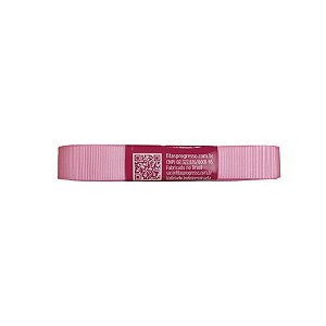 Fita Gorgurão Progresso 15mm nº3 - 10m Cor 1365 Rosa Iogurte - 01 unidade