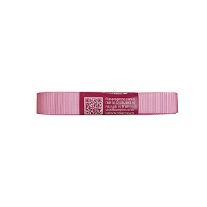 Fita Gorgurão Progresso 15mm nº3 - 10m Cor 1365 Rosa Iogurte - 01 unidade