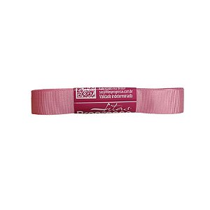 Fita Gorgurão Progresso 15mm nº3 - 10m Cor 240 Rosa Escuro - 01 unidade