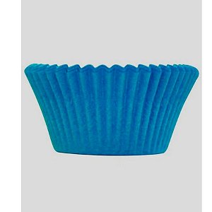 Mini Forminha Forneável CupCake Azul com 54 un. - UltraFest