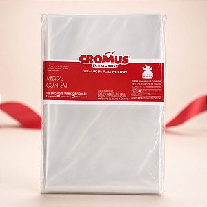 Saco Transparente - 30x44cm - 11300222 - 50 unidades - Cromus