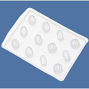 Forma de Acetato Simples - Pirulito Boneco de Neve - Ref. 650 - Crystal Rizzo Confeitaria