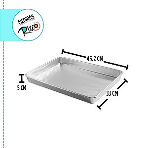 Forma de Alumínio - Assadeira Prism - 45,2x33x5cm - 1 unidade - Nordic Ware - Rizzo