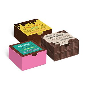Caixa Divertida Chocolate - Sortido - 10 unidades - Cromus Páscoa - Rizzo Confeitaria