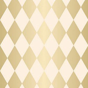 Folha para Ovos de Páscoa Pierrot Ouro Marfim 69x89cm - 05 unidades - Cromus Páscoa