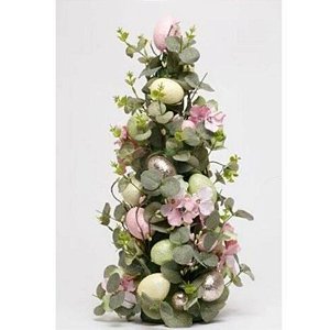Topiaria de Páscoa Decoração de Páscoa - 45cm - Cromus Páscoa - Rizzo