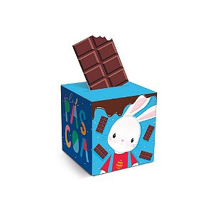 Caixa Pop Up Brilho de Páscoa Azul - 10 unidades - Cromus Páscoa - Rizzo