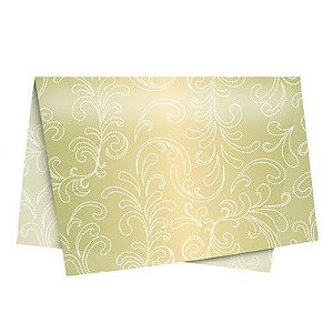 Papel de Seda - 49x69cm - Responto Ouro - 10 folhas - Rizzo