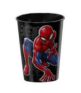 Copo de Plástico Festa Homem-Aranha 320Ml - Plasútil - Rizzo Confeitaria