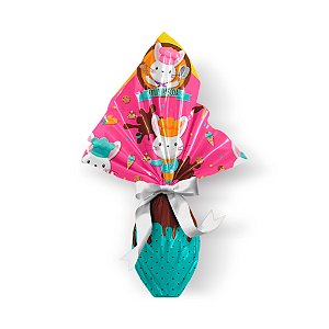 Saco Express 35x35cm para Ovos de 250g a 350g - Coelho Mestre Cuca - 05 unidades - Cromus Páscoa