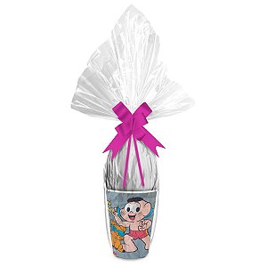 Kit Ovo no Copo Cascao Cores (Copo + Saco Express + Papel Chumbo + Laço Fácil) - Páscoa Rizzo