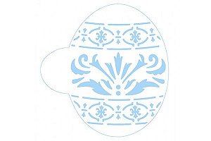 Stencil Ovo Decorado SC2-036 - Litoarte - Rizzo