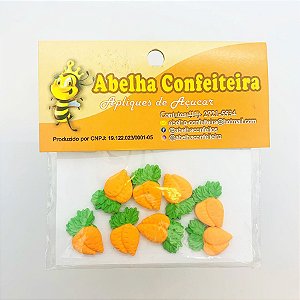 Mini Confeito - Cenouras Dupla - 8 Umidades - Abelha Confeiteira - Rizzo