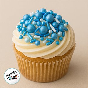 Mini Confeito - Sprinkles Sonho Azul - 60 gramas - Abelha Confeiteira - Rizzo