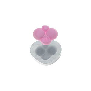 Molde de Silicone Focinho de Coelho Ref. 644 Flexarte Rizzo Confeitaria