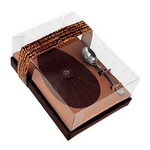 Caixa Ovo de Colher de 500g - Classic Bronze Cód 1421 - 05 unidades - Ideia Embalagens - Rizzo