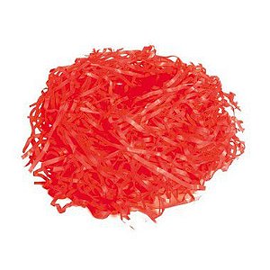 Palha de Celofane Decorativa Vermelho - 01 unidade - 100g - Cromus - Rizzo